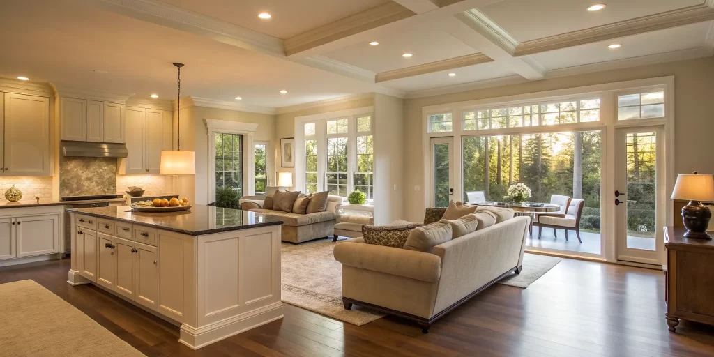 Modern home remodeling design.