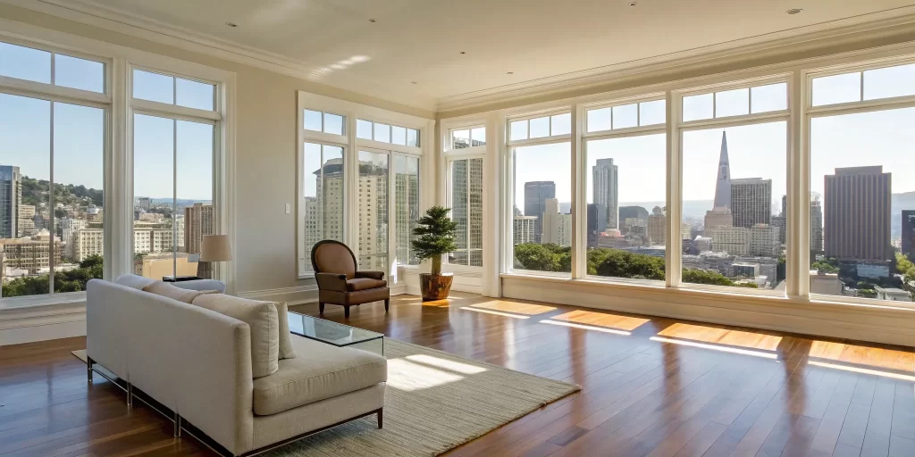 Modern San Francisco home remodel with city views.