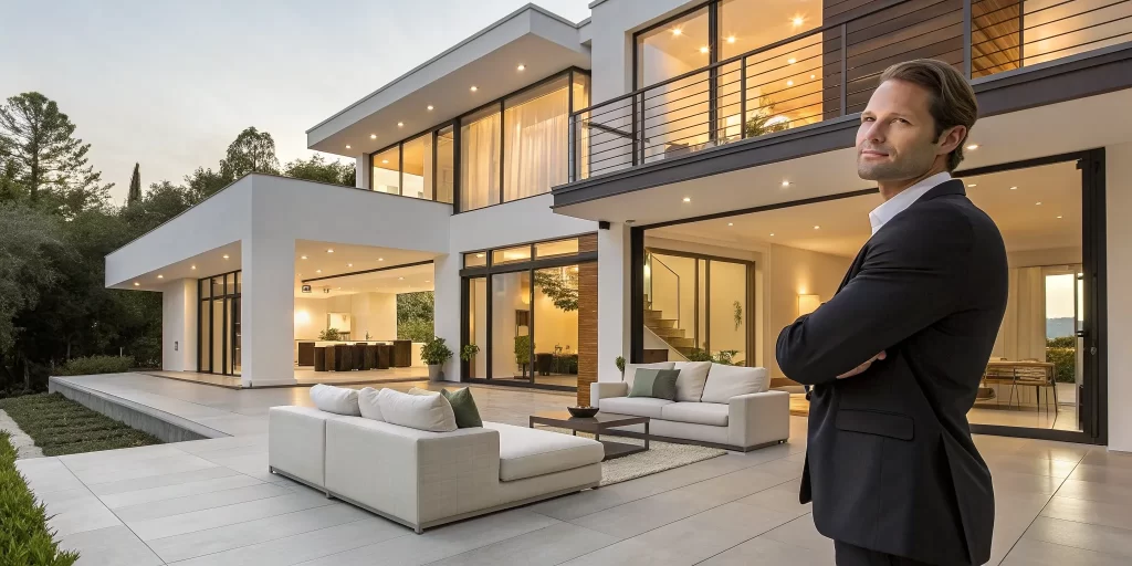 A modern home exterior after a professional home remodel in Concord, CA.