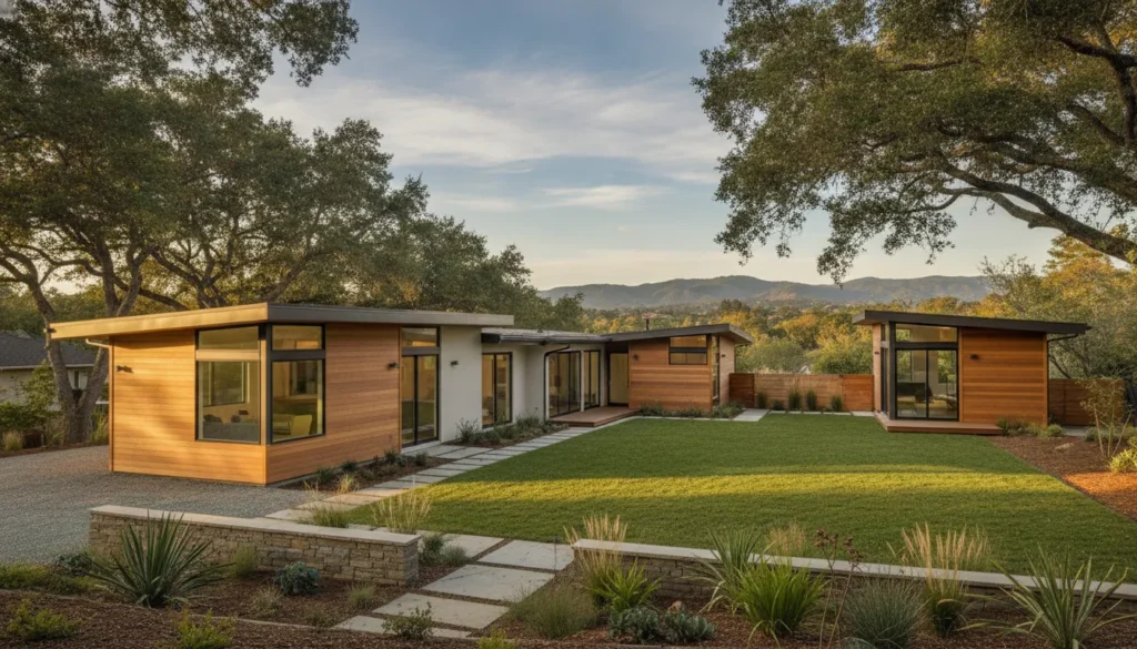 Bay Area home with attached addition and backyard ADU