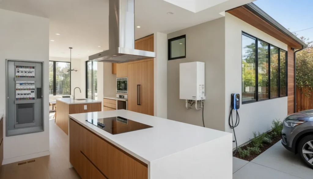 Modern Bay Area home prepared for electrification