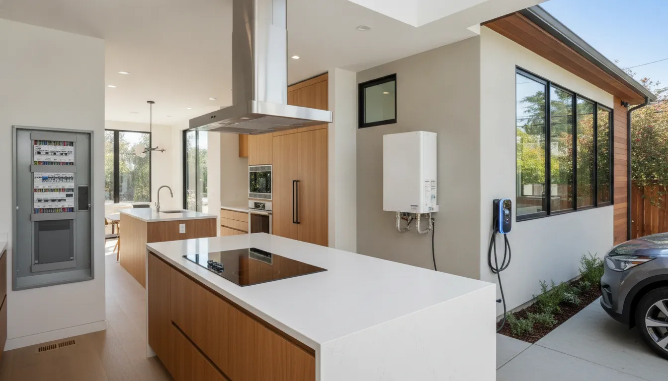 Modern Bay Area home prepared for electrification