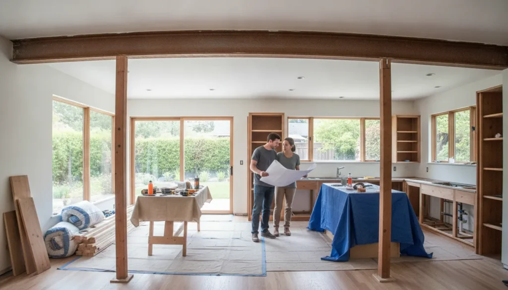 Load bearing wall removal Bay Area project planning