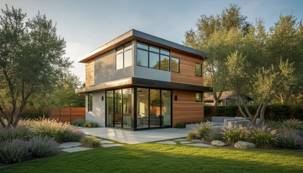 A newly built accessory dwelling unit in Concord CA